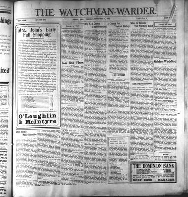 Watchman Warder (1899), 1 Sep 1910