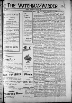 Watchman Warder (1899), 5 Oct 1899