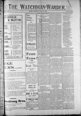 Watchman Warder (1899), 26 Oct 1899