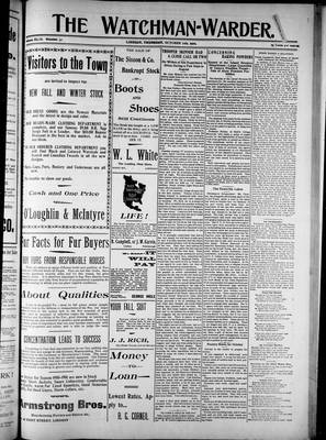 Watchman Warder (1899), 11 Oct 1900