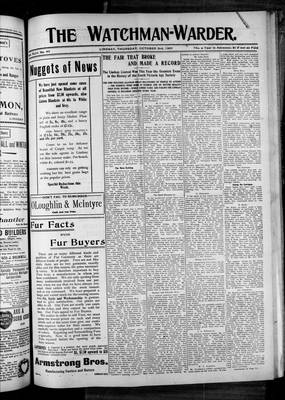 Watchman Warder (1899), 3 Oct 1901