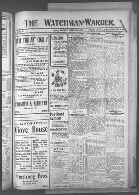 Watchman Warder (1899), 16 Oct 1902