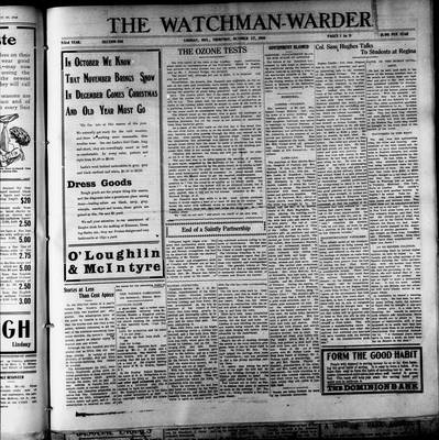 Watchman Warder (1899), 27 Oct 1910