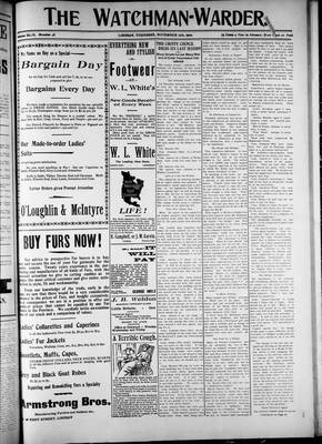 Watchman Warder (1899), 29 Nov 1900