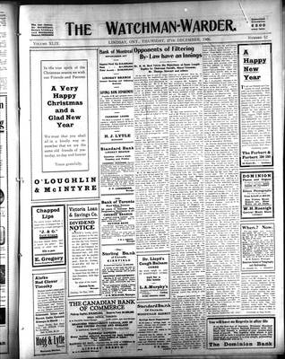 Watchman Warder (1899), 27 Dec 1906