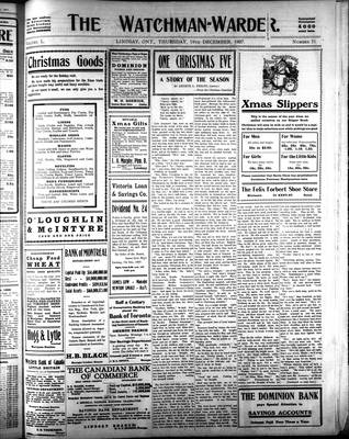 Watchman Warder (1899), 19 Dec 1907