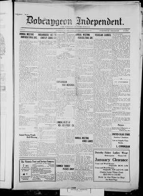 Bobcaygeon Independent (1870), 21 Jan 1937