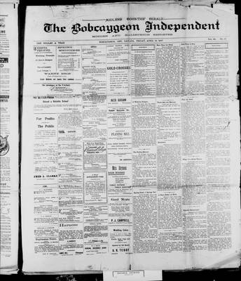 Bobcaygeon Independent (1870), 19 Apr 1907