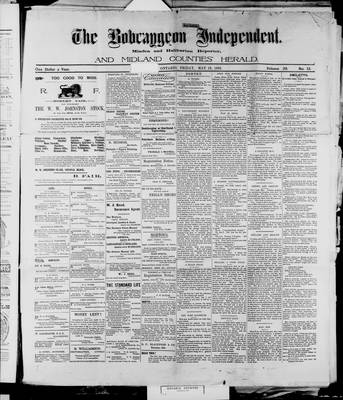 Bobcaygeon Independent (1870), 13 May 1898