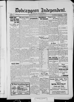 Bobcaygeon Independent (1870), 20 May 1937