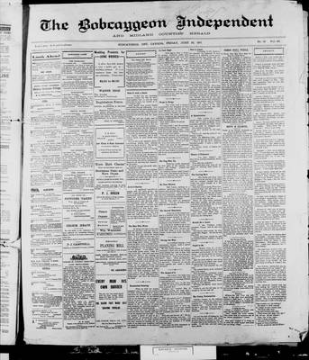 Bobcaygeon Independent (1870), 16 Jun 1911