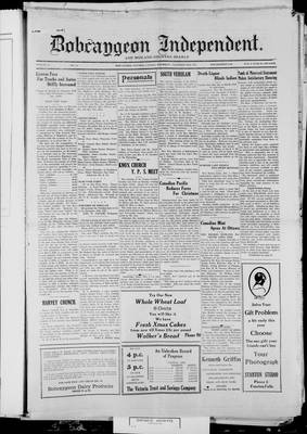 Bobcaygeon Independent (1870), 3 Nov 1931