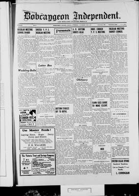 Bobcaygeon Independent (1870), 18 Nov 1937