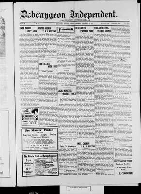 Bobcaygeon Independent (1870), 9 Dec 1937