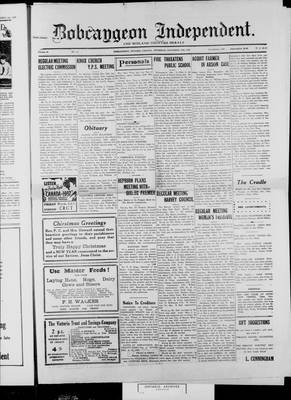 Bobcaygeon Independent (1870), 16 Dec 1937