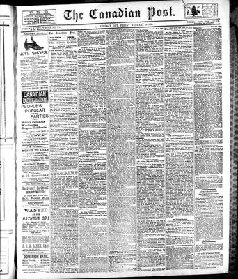 Canadian Post (Lindsay, ONT), 12 Jan 1894