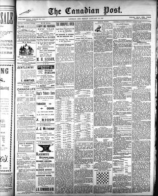 Canadian Post (Lindsay, ONT), 29 Jan 1897