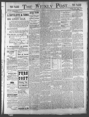 Canadian Post (Lindsay, ONT), 13 Jan 1899