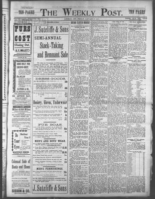 Canadian Post (Lindsay, ONT), 27 Jan 1899