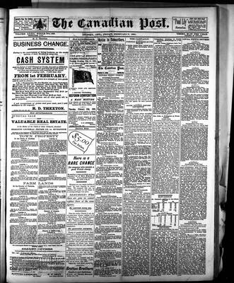 Canadian Post (Lindsay, ONT), 6 Feb 1891