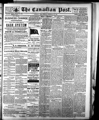 Canadian Post (Lindsay, ONT), 20 Feb 1891