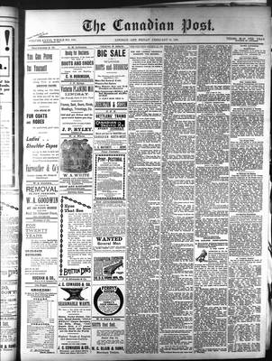 Canadian Post (Lindsay, ONT), 14 Feb 1896