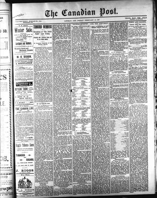 Canadian Post (Lindsay, ONT), 19 Feb 1897