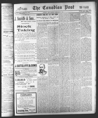 Canadian Post (Lindsay, ONT), 18 Feb 1898