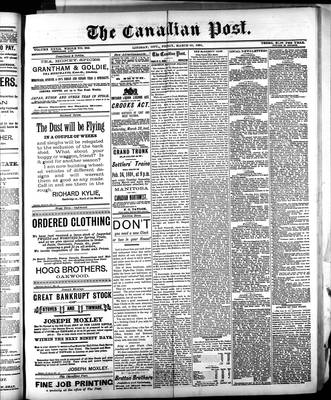 Canadian Post (Lindsay, ONT), 20 Mar 1891