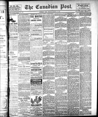 Canadian Post (Lindsay, ONT), 16 Mar 1894