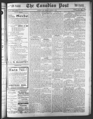 Canadian Post (Lindsay, ONT), 18 Mar 1898