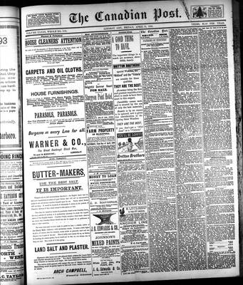 Canadian Post (Lindsay, ONT), 14 Apr 1893