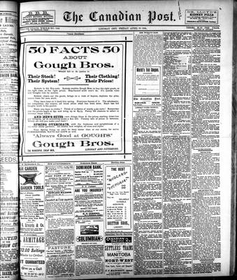 Canadian Post (Lindsay, ONT), 20 Apr 1894