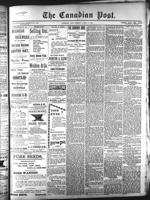 Canadian Post (Lindsay, ONT), 3 Apr 1896