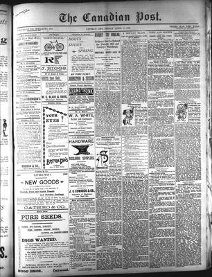 Canadian Post (Lindsay, ONT), 17 Apr 1896