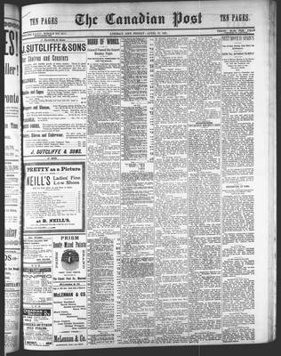 Canadian Post (Lindsay, ONT), 22 Apr 1898