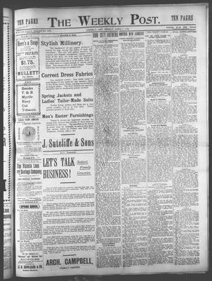 Canadian Post (Lindsay, ONT), 7 Apr 1899