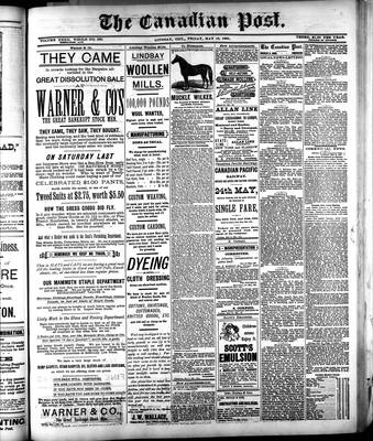 Canadian Post (Lindsay, ONT), 15 May 1891