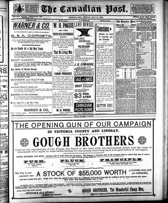 Canadian Post (Lindsay, ONT), 13 May 1892