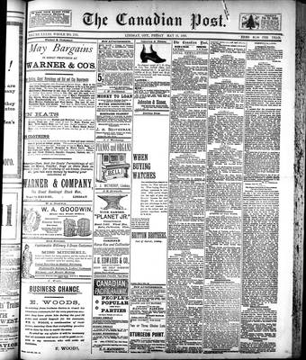 Canadian Post (Lindsay, ONT), 12 May 1893