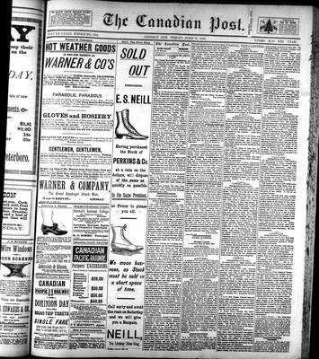 Canadian Post (Lindsay, ONT), 30 Jun 1893