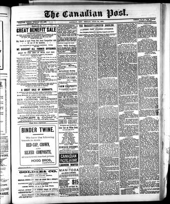 Canadian Post (Lindsay, ONT), 24 Jul 1891