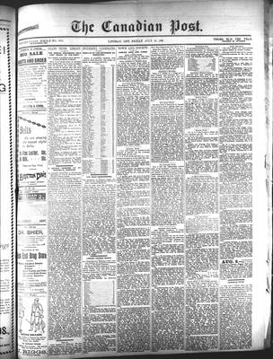 Canadian Post (Lindsay, ONT), 31 Jul 1896