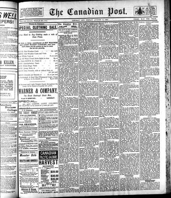 Canadian Post (Lindsay, ONT), 11 Aug 1893