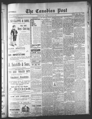 Canadian Post (Lindsay, ONT), 27 Aug 1897