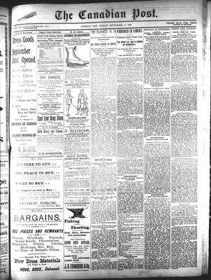 Canadian Post (Lindsay, ONT), 11 Sep 1896