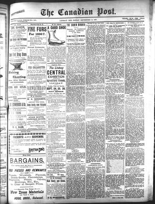 Canadian Post (Lindsay, ONT), 18 Sep 1896