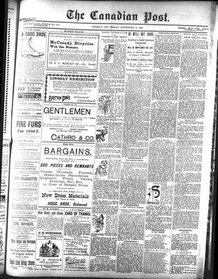 Canadian Post (Lindsay, ONT), 25 Sep 1896