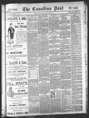 Canadian Post (Lindsay, ONT), 3 Sep 1897