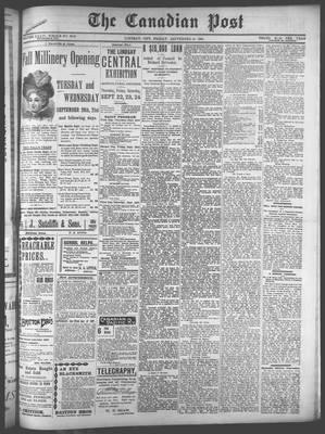 Canadian Post (Lindsay, ONT), 16 Sep 1898